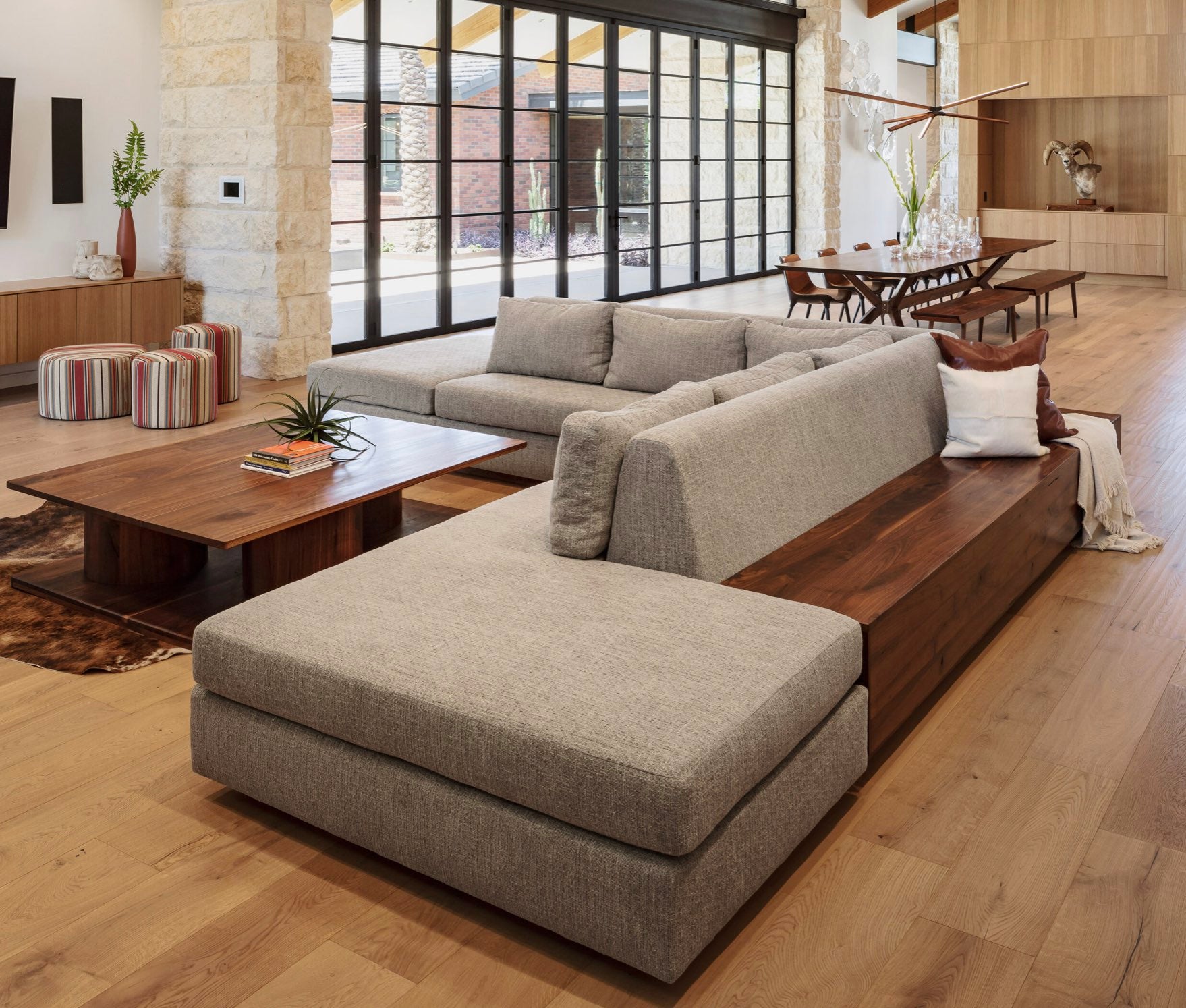 The Stewart Sectional by XAWD is a unique modern multi-sided sectional that will be the centerpiece of any room.