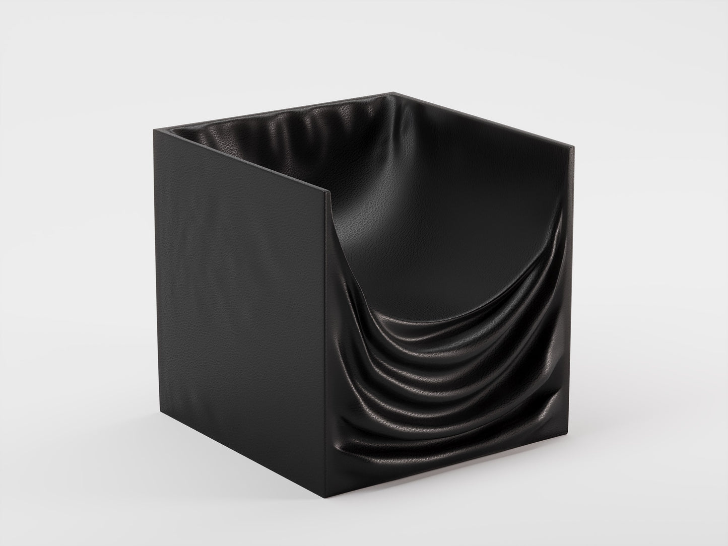 The SOG Chair - Black by XAWD is a unique modern club chair that will be the centerpiece of any room.