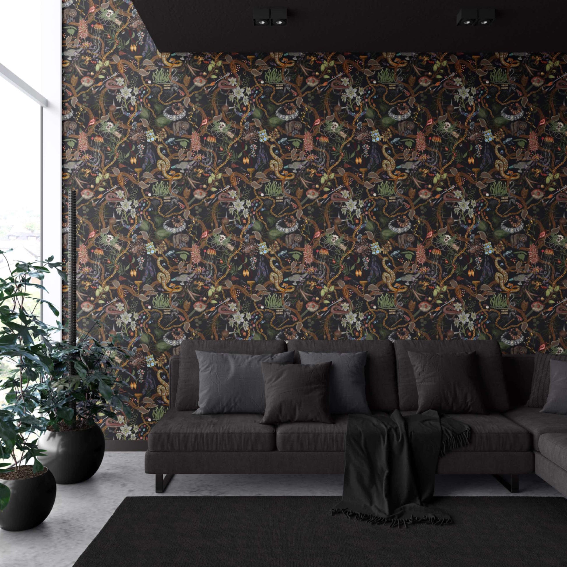 Glamour Life Wallpaper by XAWD is wild pattern that highlights glamorous and deadly indulgences- which are the same thing!