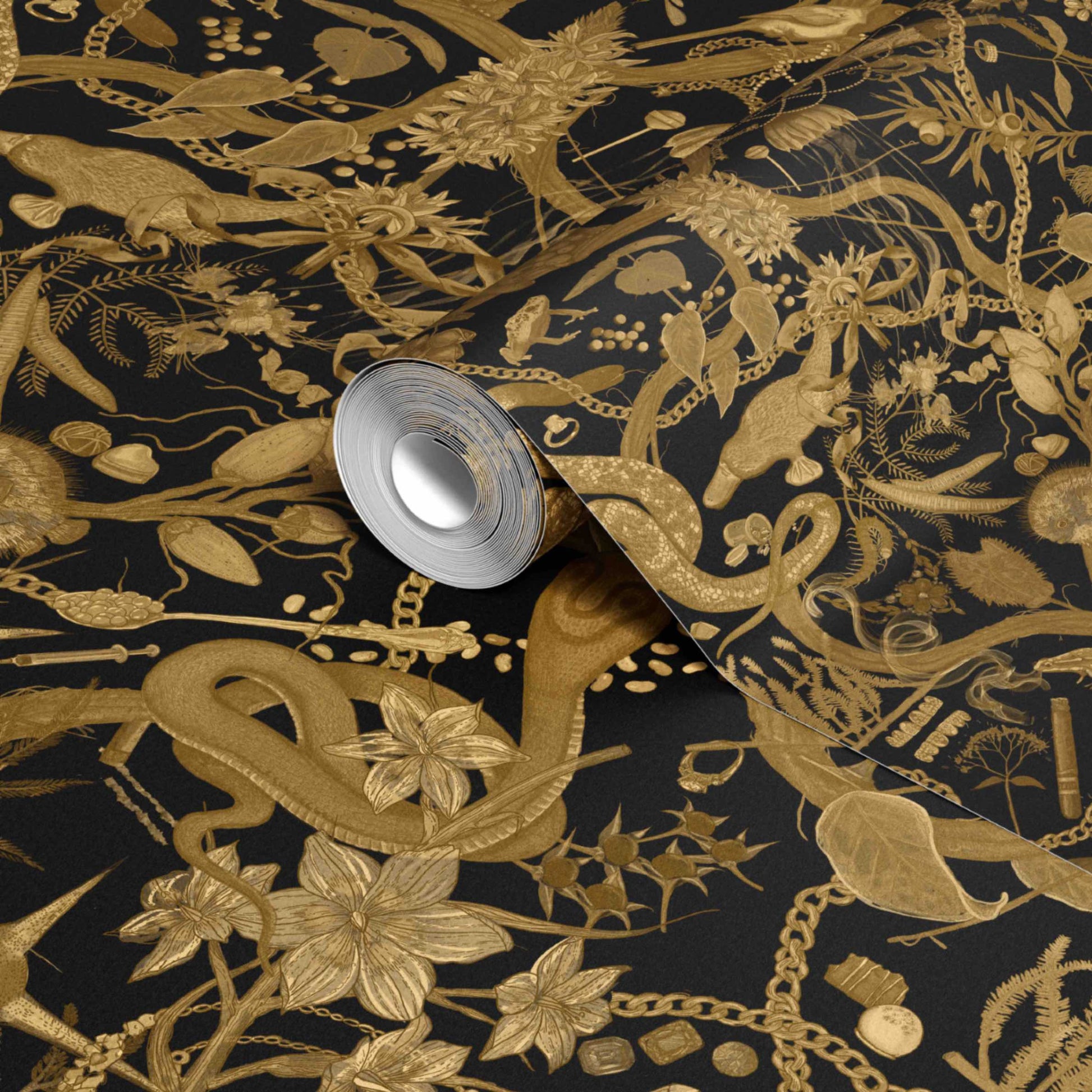 Glamour Life Wallpaper by XAWD is wild pattern that highlights glamorous and deadly indulgences- which are the same thing!