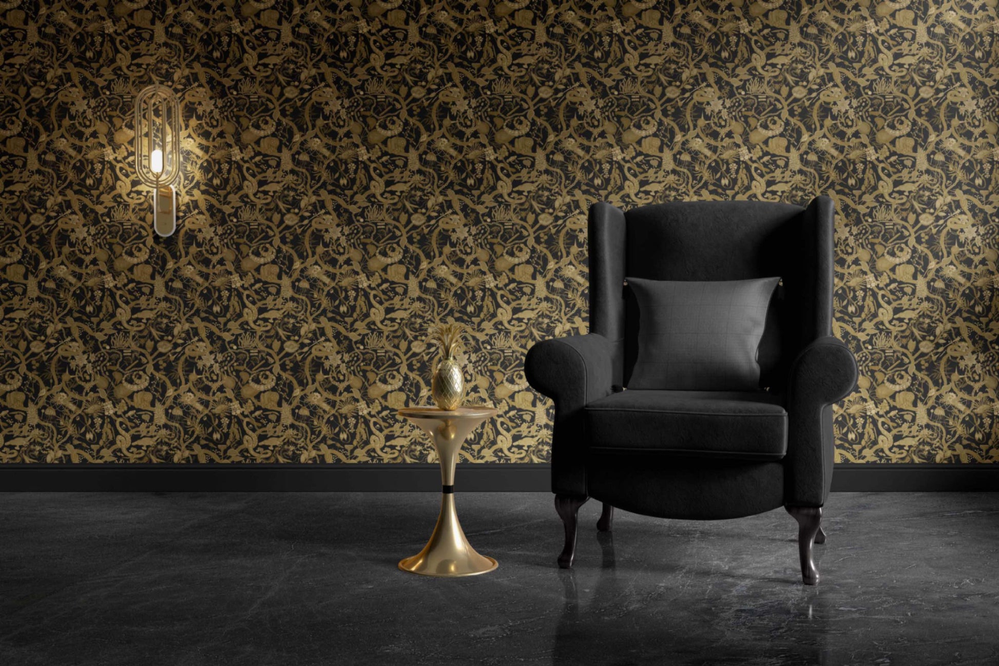 Glamour Life Wallpaper by XAWD is wild pattern that highlights glamorous and deadly indulgences- which are the same thing!