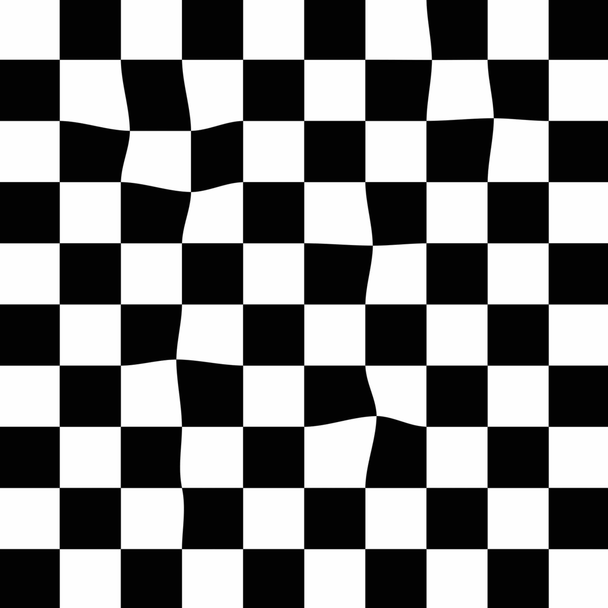 Warped Checkerboard Wallpaper - XAWD