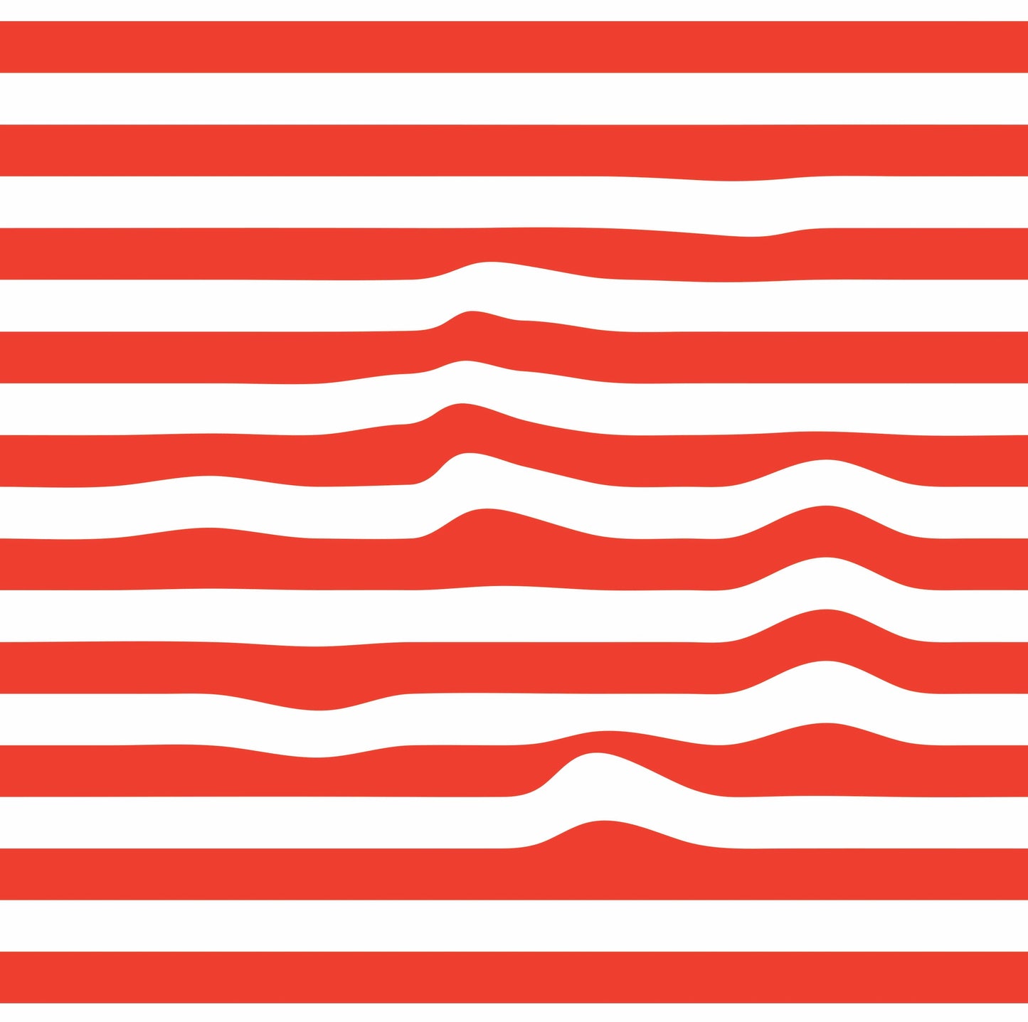 Warped Horizontal Stripes Wallpaper - XAWD