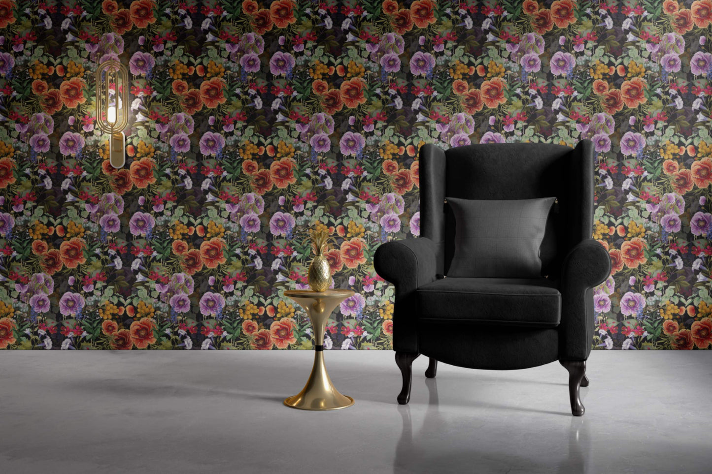 The War On Plants Wallpaper by XAWD is a beautiful floral pattern that only includes plants that might be illegal to grow