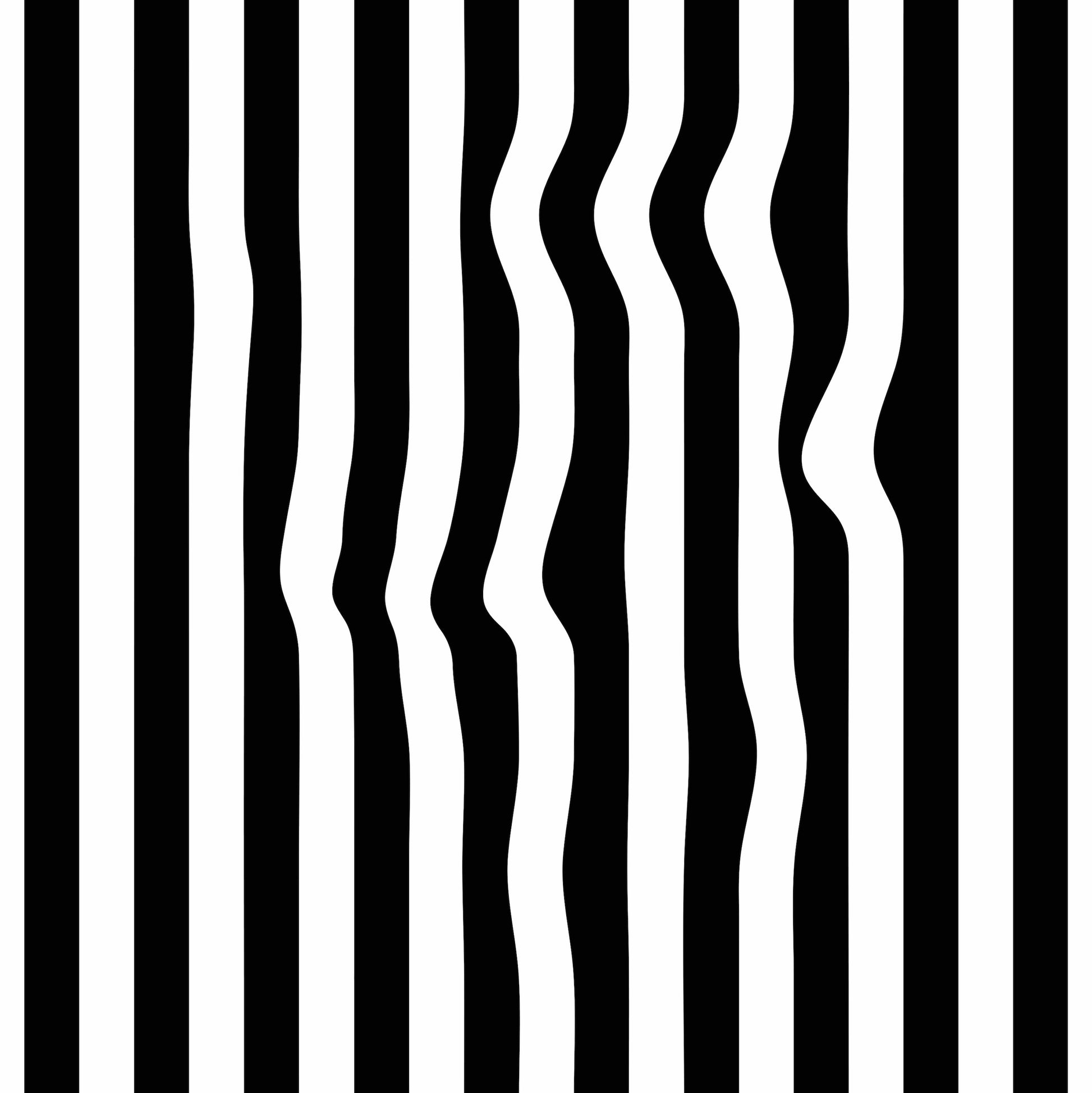 Warped Vertical Stripes Wallpaper - XAWD