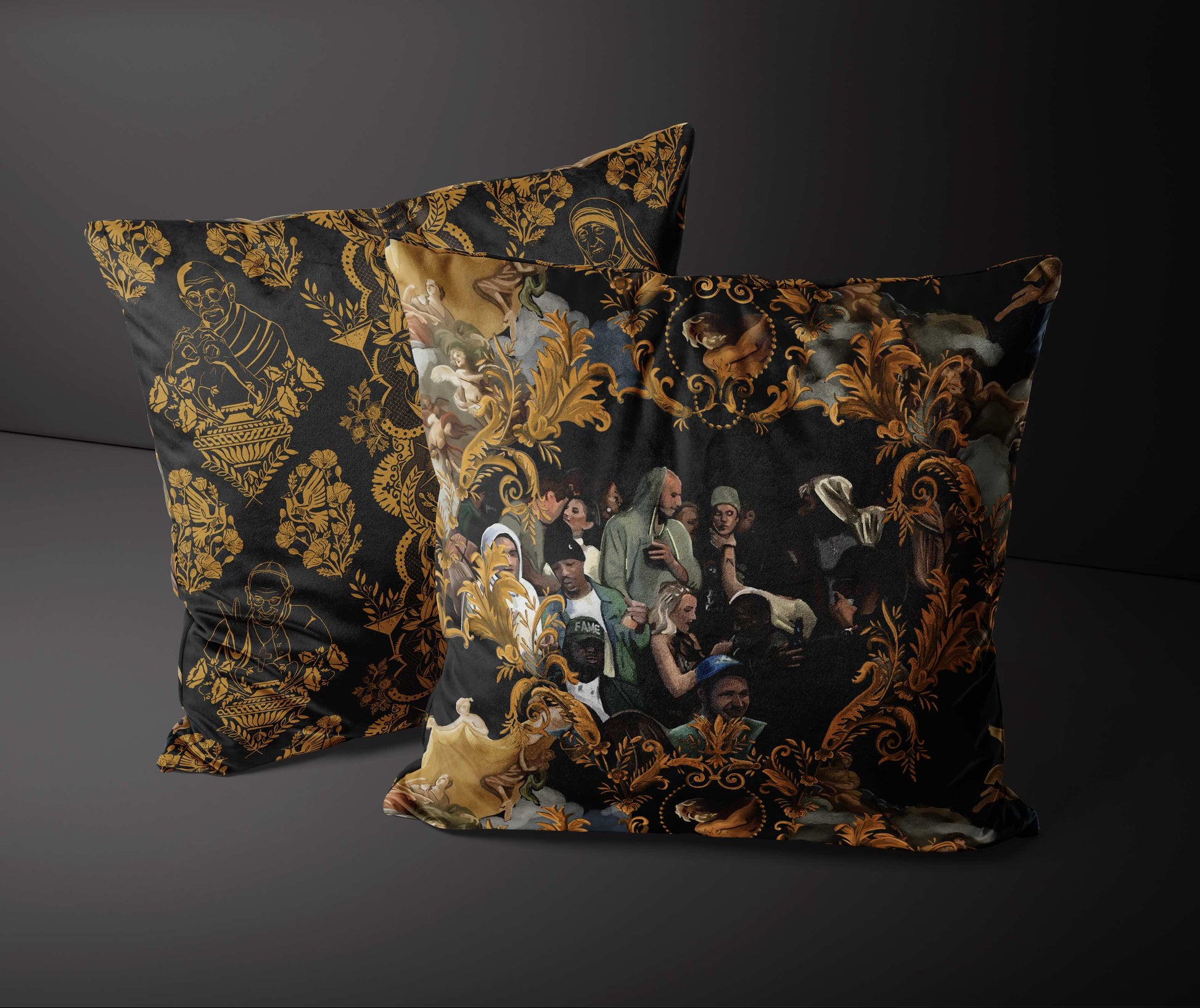 XAWD Original Pillow Fights Pillows in Velvet.